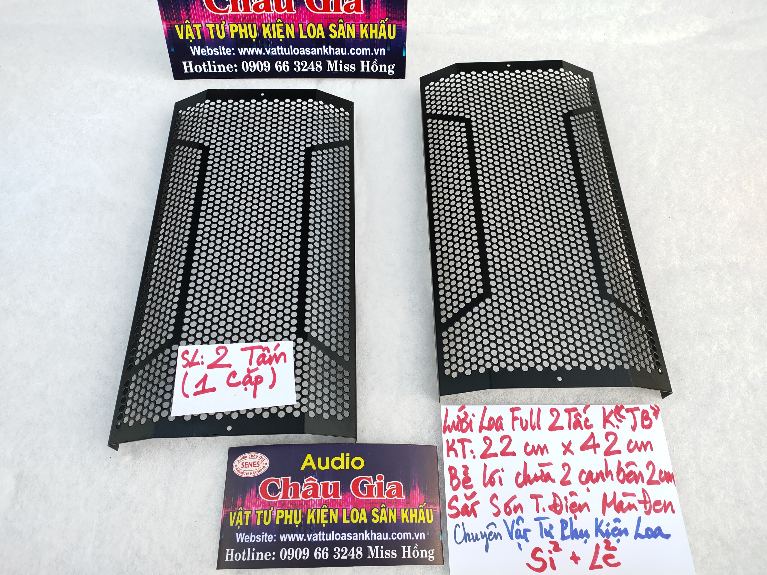 LƯỚI LOA FULL 2 TẤC AUDIO CHÂU GIA