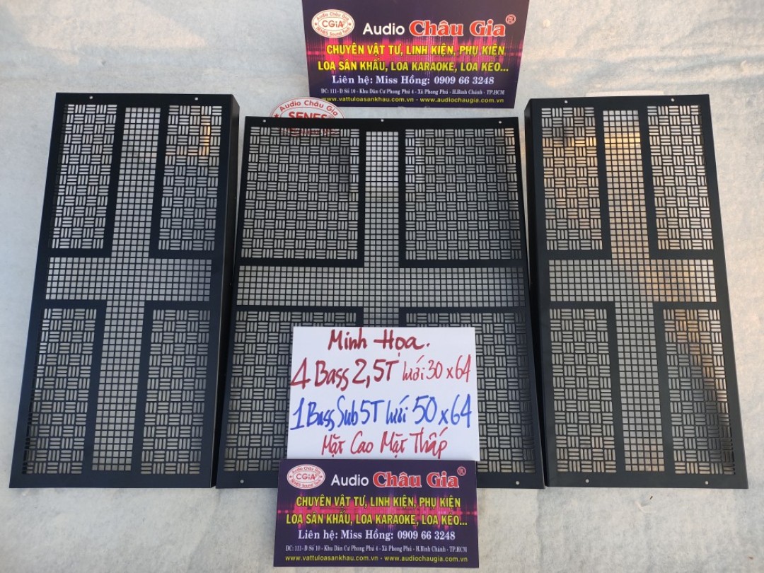 LƯỚI LOA 2.5 TẤC RÚT GỌN AUDIO CHÂU GIA