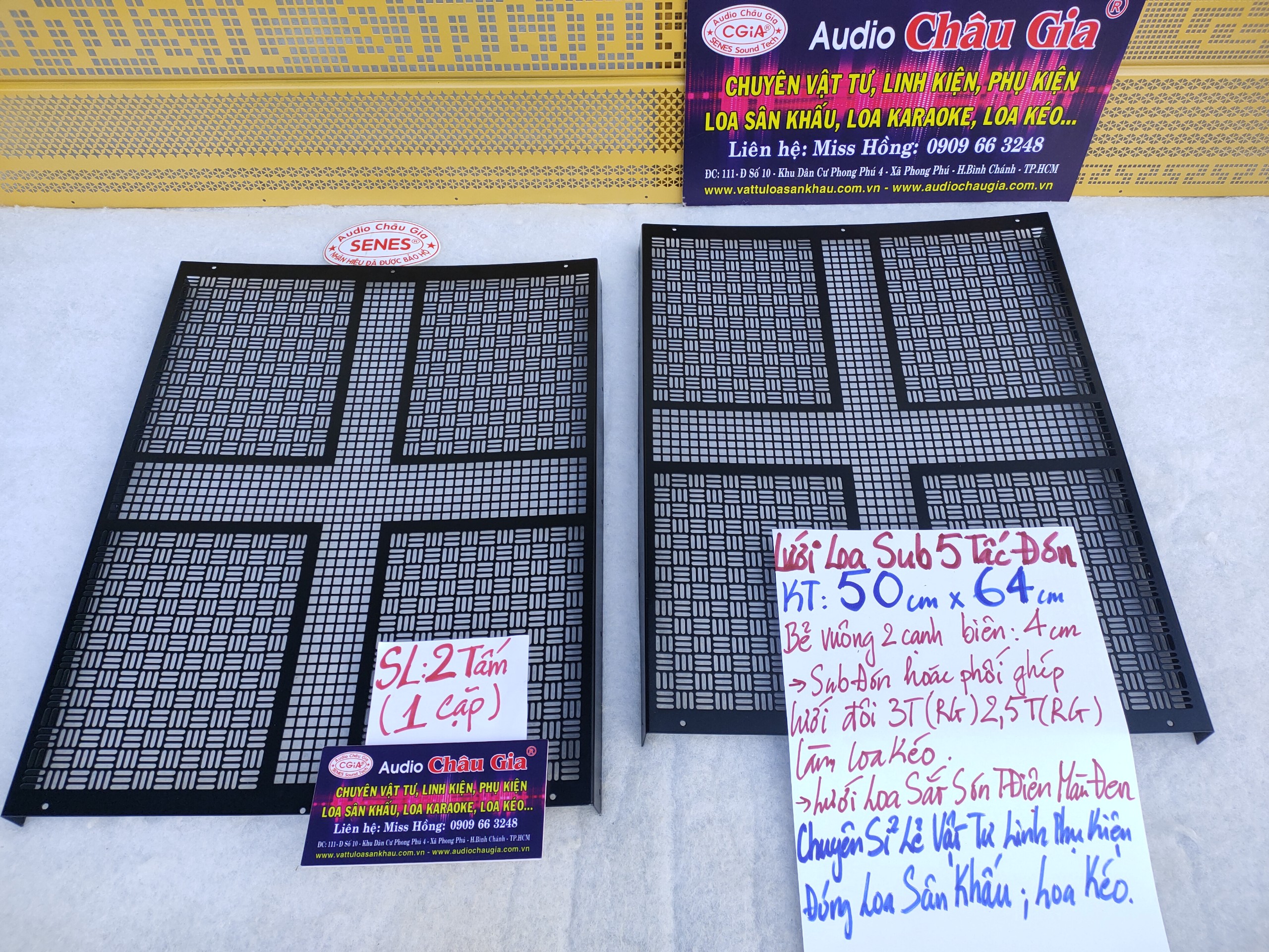 LƯỚI LOA SUB 5 TẤC ĐƠN – AUDIO CHÂU GIA